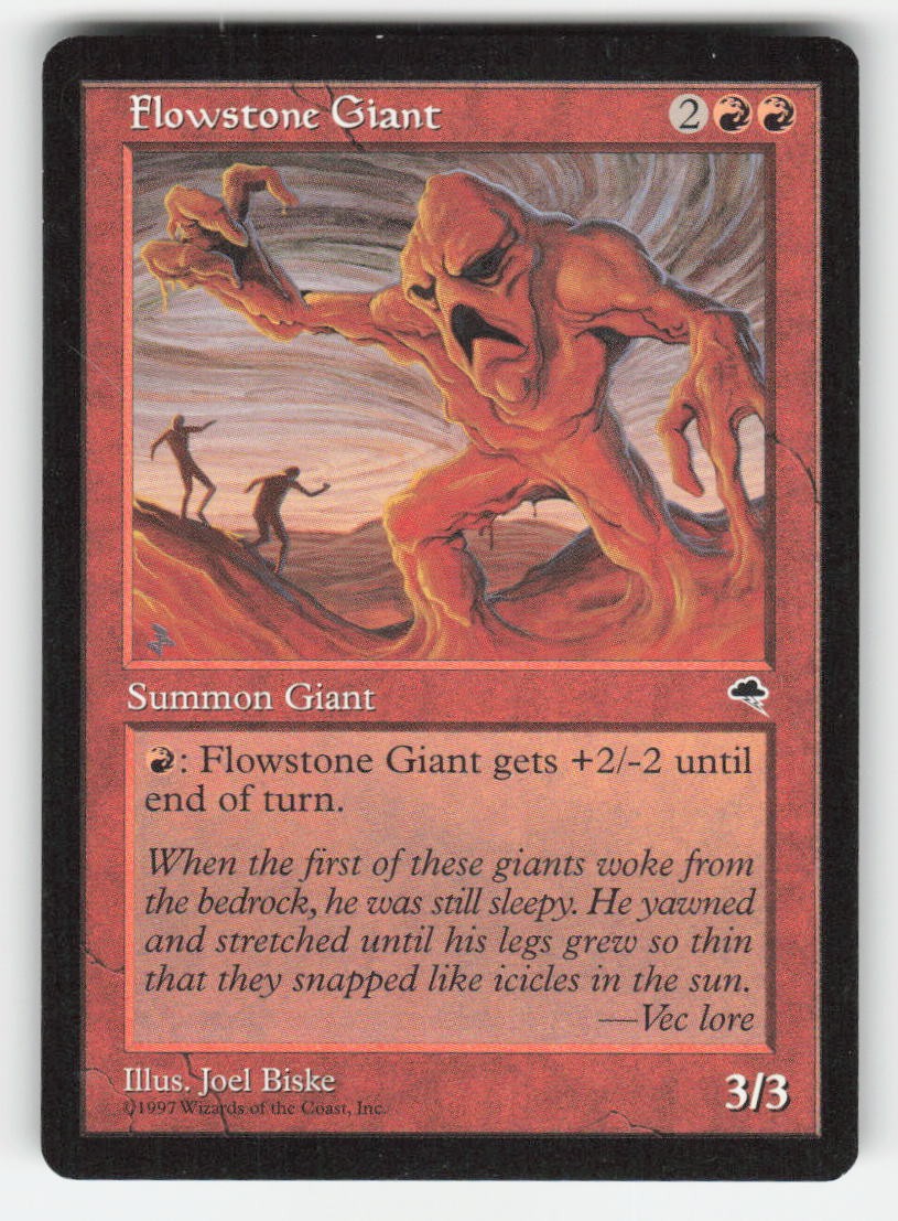 1997 Flowstone Giant Tempest 174 MTG