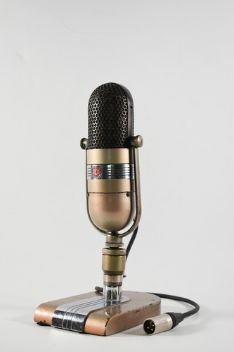 Vintage 1930's RCA 77-B Ribbon Microphone with Stand **Serviced and working**