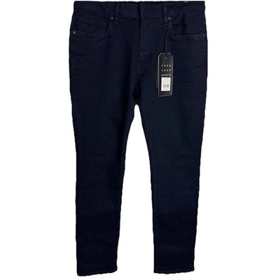 NEW The Perfect Jean NYC Stretch Jeans Submarine Dark Blue Slim Fit Men s 33x32
