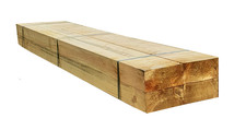 Timber Railway Sleepers 2.4m x 200mm x 100mm 4 Pack | Tanalised Treated Softwood
