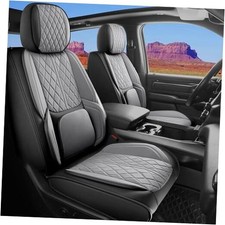 Seat Covers Custom Fit for Chevy Silverado GMC Sierra 1500 Full Set BlackGrey