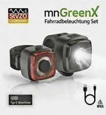 Fahrradlicht Set StVZO-LED Fahrradbeleuchtung/Lampe -USB-C -superhell-IPX5