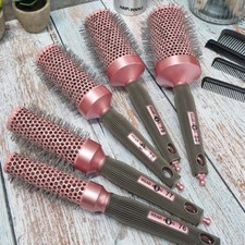 Head Jog Pink Ceramic Ionic Radial Hair Brushes Size 76 77 78 79 80 FREE UK P&P