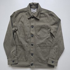 The Stronghold Jacket Mens Medium Khaki Green Oi Polloi Overshirt Chore Shacket