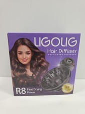 Ligolig R8 Fast Drying Power Hair Dryer Diffuser - Curling Helper - RED - NIB