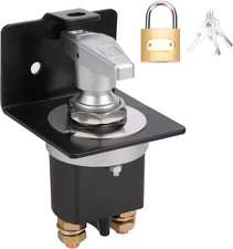 500A High Current 12V-36V Battery Disconnect Switch Battery Cut Off W/ Lock Out