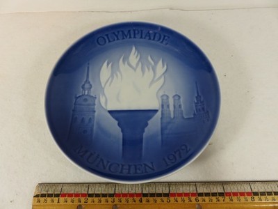 Souvenir 1972 Olympic Games Munich B&G 7 1/8 inch Wall Plate 1st Issue