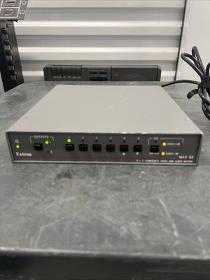Extron MAV 62 6x2 Composite Video and Audio Matrix Switcher. Power On