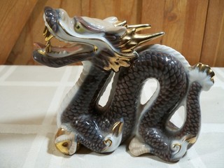 Nice Vintage Otagiri Porcelain Dragon Figurine