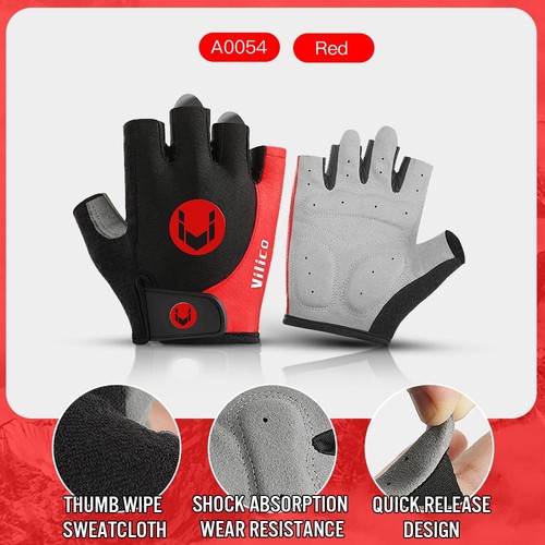 Atmungsaktive Anti-Rutsch Vollfinger Fahrradhandschuhe, Stoßfest Gepolstert Komfort - Bild 27 von 30