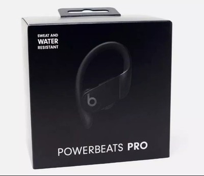 EMPTY BOX W/BUDS & CORD- BLACK Color Beats by Dr. Dre Powerbeats Pro - Open Box