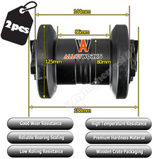 2 x Bottom Roller Track Roller Fits Kubota Excavator KX040-4 Undercarriage