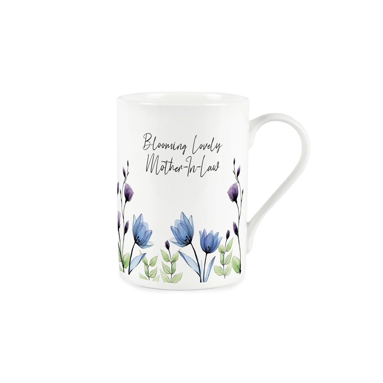 Mother-In-Law Mug - Blooming Lovely Floral Tea/Coffee Bone China Mug Gift