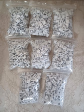 Clothes Hanger Marker XXS/XS/S/M/L/XL/2XL/3XL Size Tag White, Pack of 792