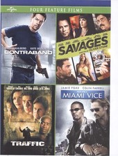 No Disc ORIGINAL COVER ART 4 Feature Films 2014 DVD Cover Contraband Traffic