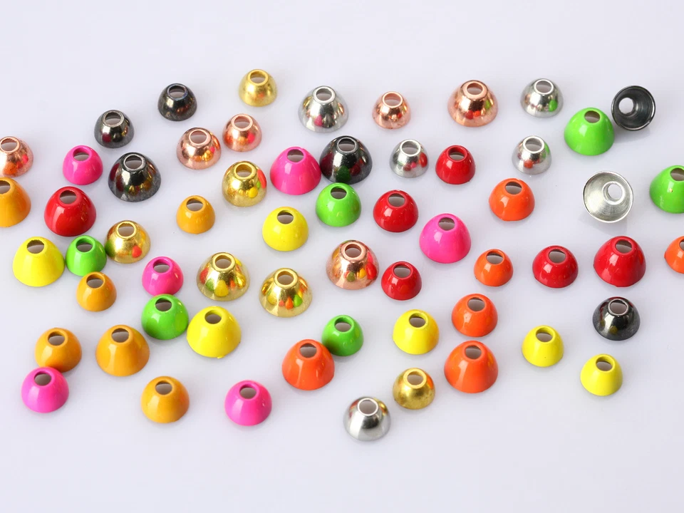 Cabezales de cono para sistema de atado de tubos, materiales de atado de moscas; 50 piezas Foto 2 de 4