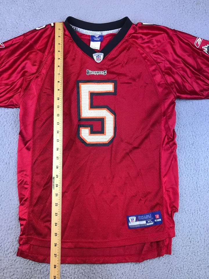 Camiseta deportiva juvenil Tampa Bay Buccaneers Freeman 5 XL 18-20 roja manga corta NFL Reebok Foto 3 de 4