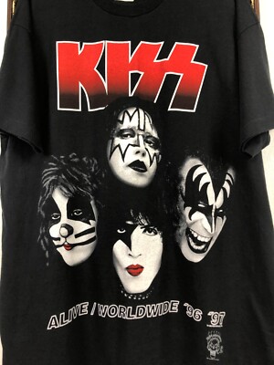 Vintage Kiss Alive Worldwide 1996 Tour I Got The Best Shirt Tee