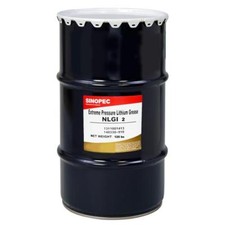 SINOPEC EP2 EXTREME PRESSURE LITHIUM GREASE, NLGI 2 - 120LB. 16 GALLON KEG