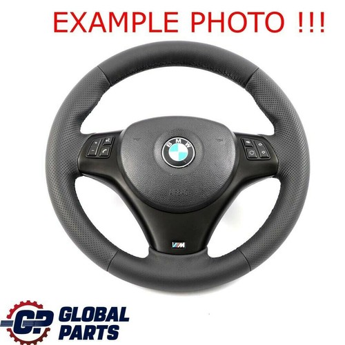 BMW E81 E82 E87 E88 E90 E91 E92 NEW Black Leather MSport Thick