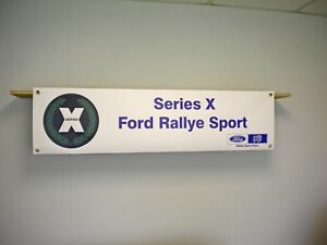 Ford Rallye Sport Banner RS car show Garage pvc sign
