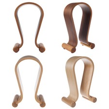 Holz Kopfhörerhalter Kopfhörer Ständer Headset Stand Halterung Walnuss o. Eiche – Bild 2