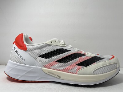 Adidas Adizero Adios 6 Tokyo Running Shoes White Black Red