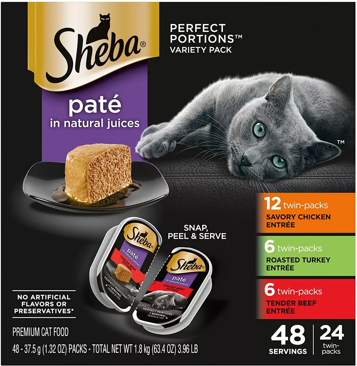 Sheba wet cat food ingredients sales