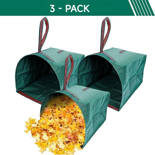 Bolsa de residuos de 72 galones yardas reutilizable plegable recogedor grande para hojas de césped escombros - Imagen 13 de 14