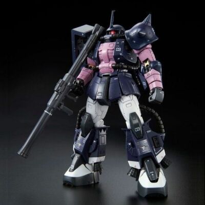 BANDAI RG 1/144 MS-06R-1A BLACK TRI-STARS ZAKU II Model Kit Gundam