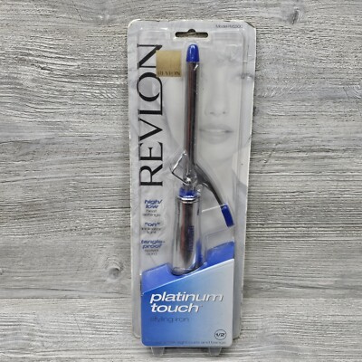 Revlon Platinum Touch Curling Iron 1/2'' Styling Iron RV030C For Small Tight Curl