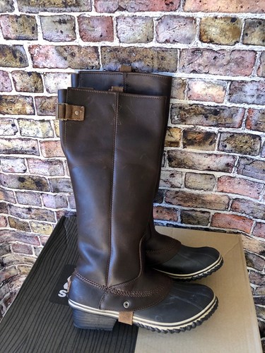SOREL SLIMPACK TALL NUTMEG BROWN 