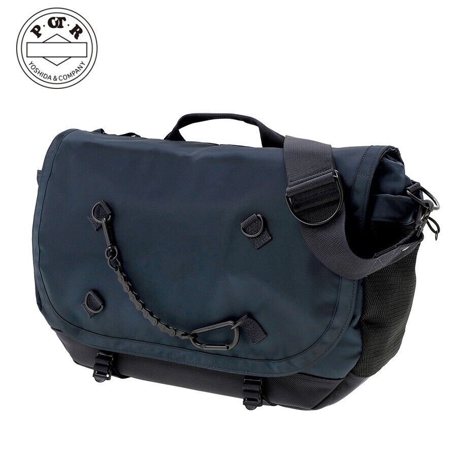 POTR POTR RIDE MESSENGER BAG 997-05361-50 Navy Blue Yoshida POTR POTR RIDE MESSENGER BAG 997-05361-50 Navy Blue Yoshida