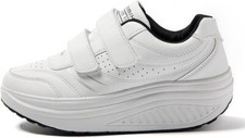 Scarpe Fitness Donna Con Zeppa - Sneaker Basculanti Per Camminata, Dimagranti, Estive, In Mesh - Foto 9