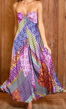 NWT TIGERLILY LADIES UTOPIA MAXI DRESS SIZE AU 10 * FREE EXPRESS POST AU ONLY *