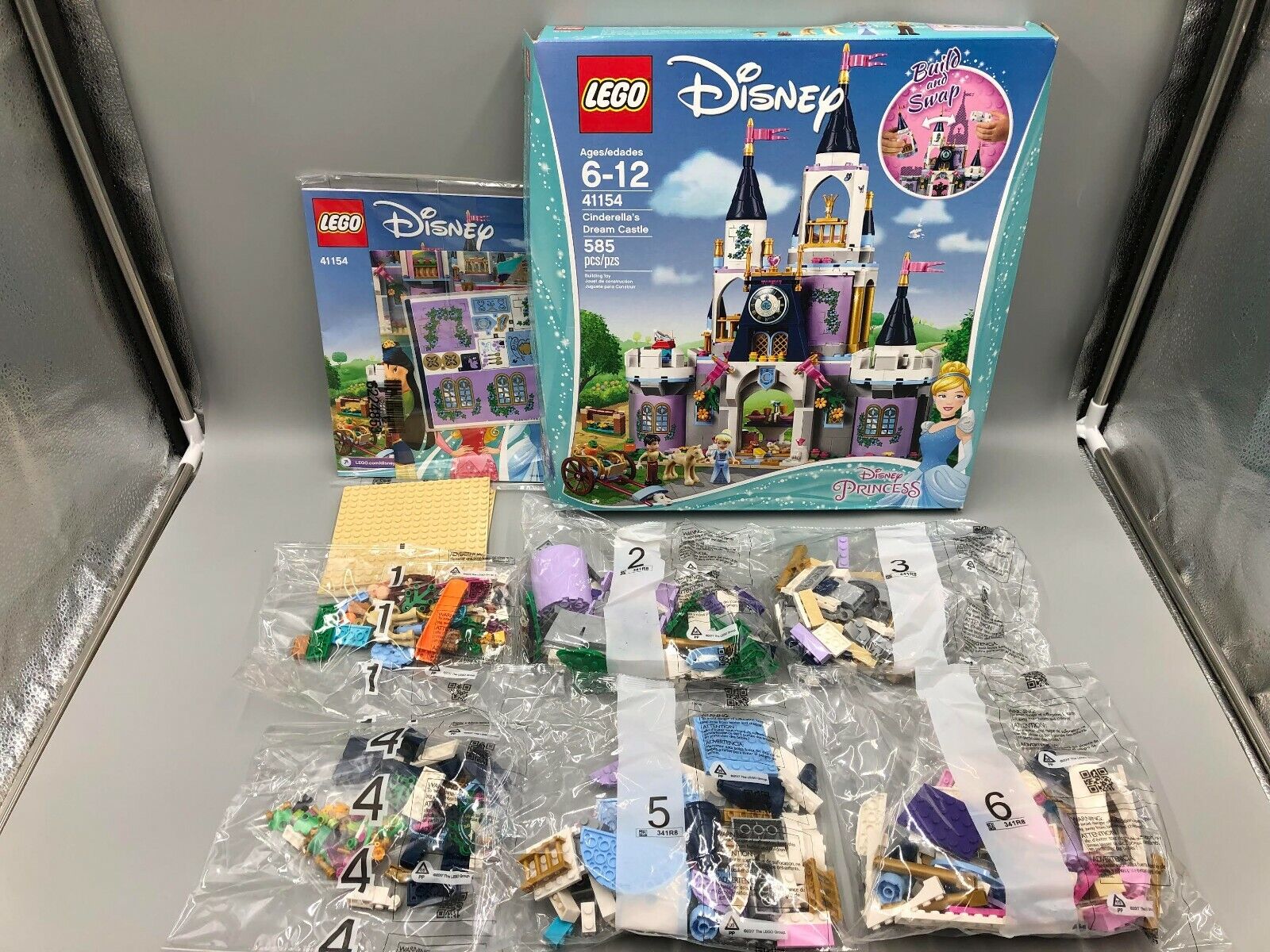 Lego Disney Cinderella’s Dream Castle, 41154, NEW – Open Box