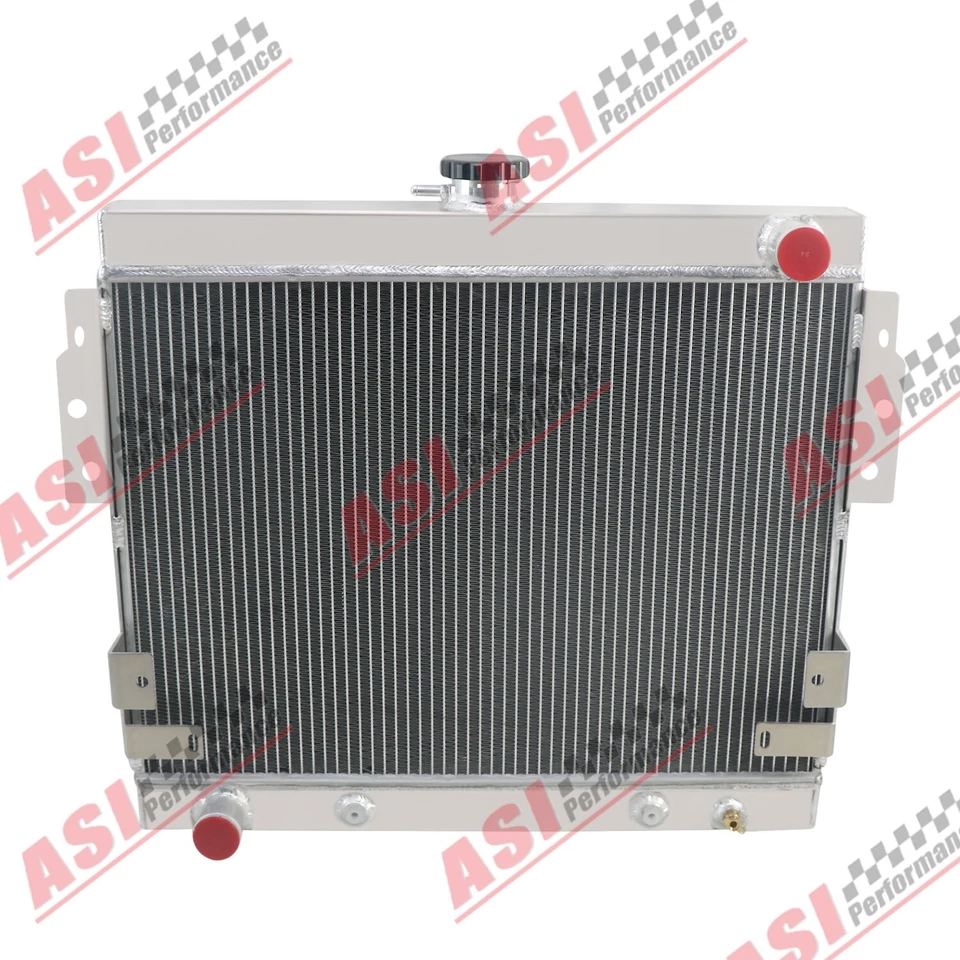 Radiador de aluminio de 3 filas para Ford Mustang II 1975-78 1976 1977 5,0 L V8 AT CC514 Foto 2 de 4