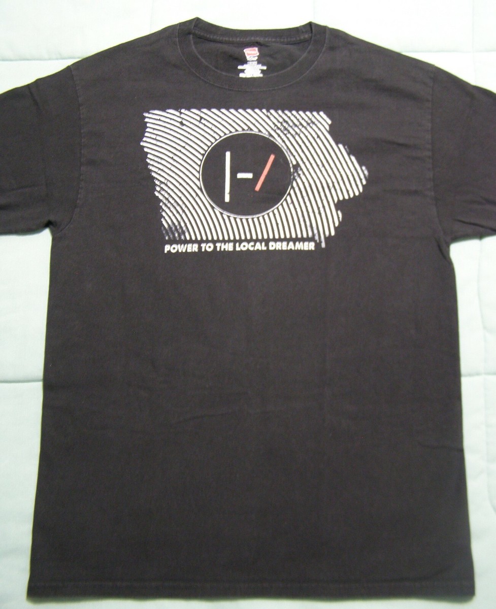 Twenty One Pilots Power to the Local Dreamer T-Shirt Iowa Black