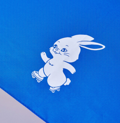 NewJeans Rabbit Tokki 3 Tier Folding Umbrella Blue | eBay