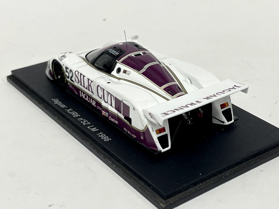 1/43 Spark Jaguar XJR6 Silk Cut car #52 1986 24 Hours of LeMans S0756 CS578 - Image 2 of 4