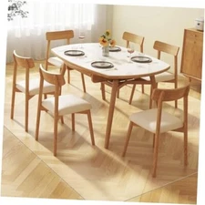 Floor Mat for Home, 5'×8' Large Non-Slip Plastic Rug for Under 5×8 ft Clear