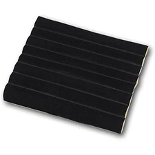 Black Velvet Half Size Jewelry Ring Tufted Display Tray Insert ~ 7 3/4" Wide x 6
