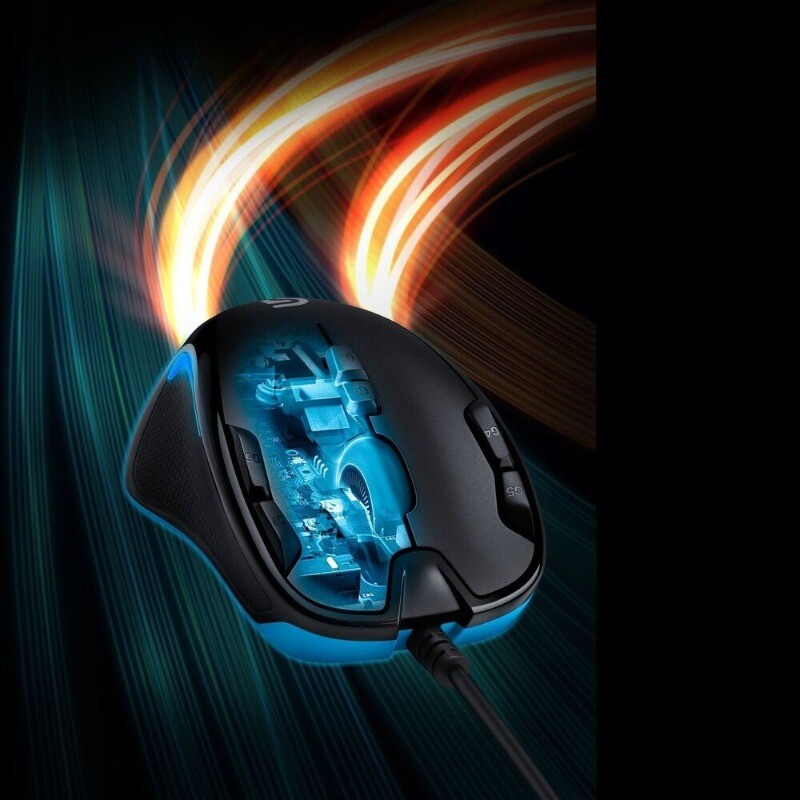 PC周辺機器 Logitech Gaming Mouse G300s - Mouse - optical - 9 buttons - wired - USB Logitech G300s Optical Gaming Mouse - 9 Programmable Buttons