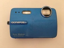 Olympus Stylus 550WP 10.0MP Digital Camera Blue Waterproof 3m/10ft