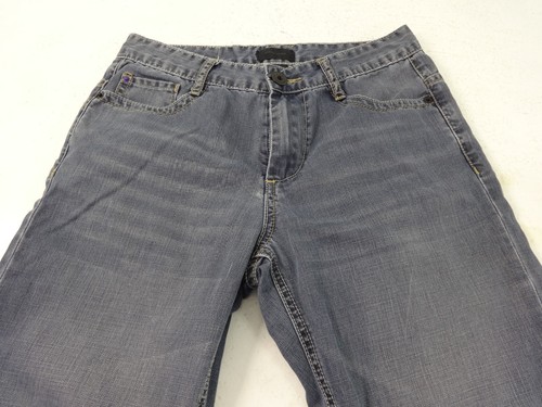 JACK & JONES MENS BLUE DARK WASH COTTON BLEND STRAIGHT LEG JEANS SIZE 28 X 28 - Picture 3 of 5