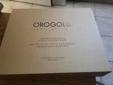 Orogold Exclusive 24K Neck Lifting & Chest Firming Mask.Neck Chest 8 Masks Each.