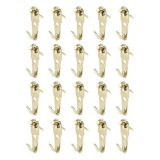 Picture Hangers Photo Frame Hanging Hooks Kit with Nails Holds 30 lbs 20Pcs