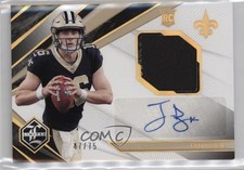 2021 Panini Limited Rookie Spotlight Gold 47/75 Ian Book #127 Patch Auto lz7