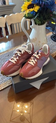 New Balance 327 Pink rosewood Lightweight Athletic Sneaker woman 7.5 