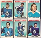 1975-76 OPC TORONTO MAPLE LEAFS EARL THOMPSON ROOKIE CARD #114 + 5 LOT NR-MINT